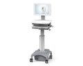Advanced Medical Cart with Sliding Keyboard Tray