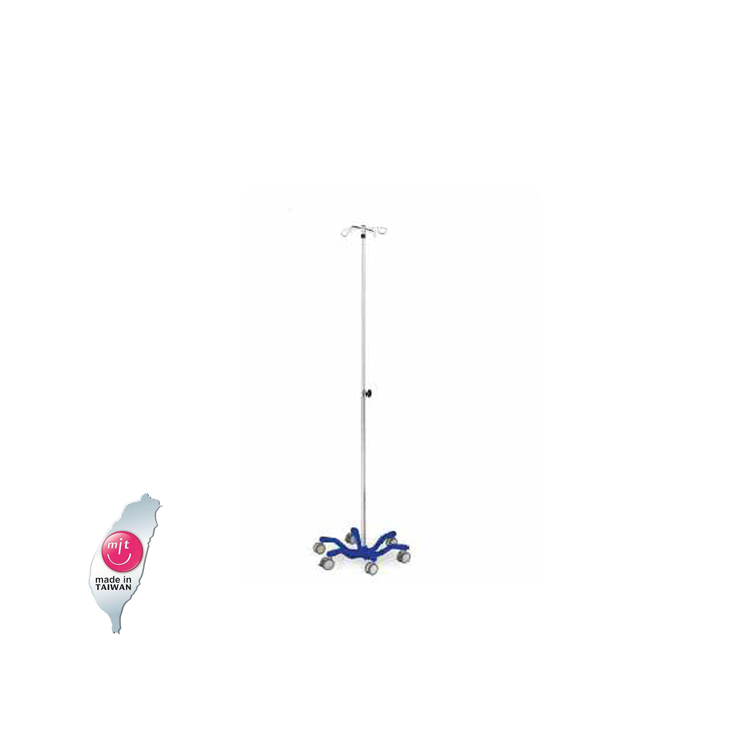 Heavy Duty 24.5 Inch Base Telescoping IV Stand